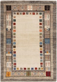 Loribaft Tappeto 130 x 190 Beige (Iran) Annodato A Mano