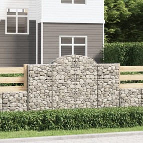 Cesti Gabbioni Ad Arco 40 Pz 200x30x120/140 Cm Ferro Zincato /
