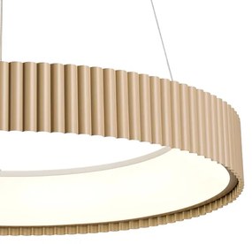 Brilagi - Lampadario LED dimmerabile a cavo FALCON MODERN LED/54W/230V 60 cm beige + telecomando