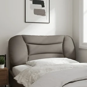 Cuscino testiera tortora 100 cm in tessuto