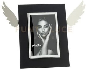 Portafoto di design icaro piccolo nero ,avorio in ferro e polimetil...