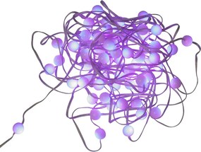 Catena luminosa con alimentazione a corrente numero lampadine 66 pz lunghezza totale 10 m Smart – Star Trading