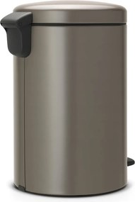Cestino per la spazzatura grigio in acciaio con pedale 20 l NewIcon – Brabantia