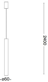 Ideal Lux - Lampada LED a sospensione 1xGU10/7W/230V CRI90