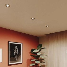 Set da 3 pezzi, faretto da incasso con fonte luminosa fisso GU10 INSPIRE BAMA nichel Ø 8.8 cm Luce luce cct e rgb