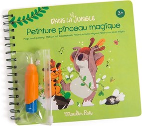 Pagine da colorare ad acqua Dans la Jungle - Moulin Roty