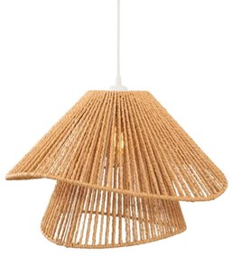 MAXLIGHT P0578 - Lampadario a sospensione con filo AMALFI 1xE27/15W/230V diametro 45 cm beige