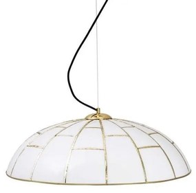 Ombrello Lampada A Sospensione Bianco/Ottone - Globen Lighting