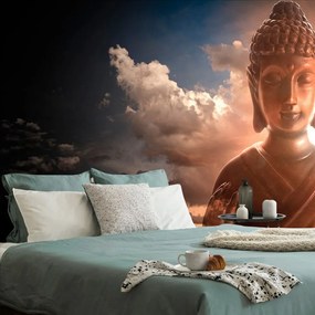 Carta da parati autoadesiva – Buddha tra le nuvole