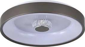 Searchlight 89735-38LT - Plafoniera LED dimmerabile POLKA 24W/230V + 6W, Ø 38,5 cm, marrone