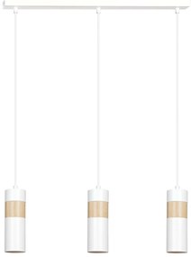 Lampadario a sospensione AKARI 3 WHITE