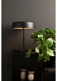 Lampada da tavolo nera con paralume in metallo (altezza 40 cm) Gold Disc - Leitmotiv