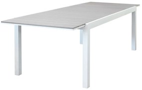 Tavolo da giardino allungabile 180 240x73x100 cm - bianco