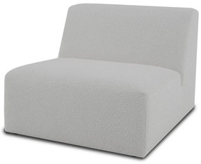 Modulo divano bouclé bianco (parte centrale) Roxy - Scandic