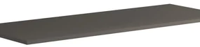 Top per lavabo Niwa L 120 x H 1.8 x P 46 cm laccato opaco grigio carbone truciolare