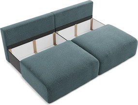 Divano turchese allungabile/con contenitore 216 cm Kalena – Makamii