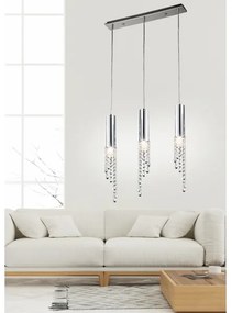 Lampadario LED a sospensione con filo DUERO 3xLED/3W/230V