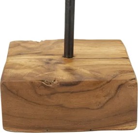 Scultura Cuore In Teak Ric. Cm 10X10X25 (Pezzi Unici - Non Rip. In Serie)