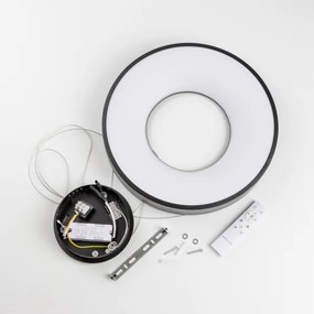 Brilagi - Lampadario LED dimmerabile a cavo FALCON II LED/67W/230V Ø 40 cm nero + telecomando