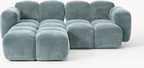 Divano componibile 3 posti con poggiapiedi sinistro/destro Tayla