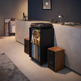 Carrello portaoggetti nero in metallo 40x73x38 cm Tower – YAMAZAKI