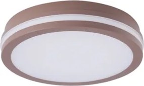 Brilagi - Lampada da esterno con sensore BENE LED/24W/230V Ø 26 cm marrone IP54