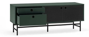 Tavolo TV verde scuro 140x52 cm Punto - Teulat