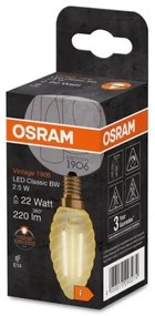 Lampadina LED VINTAGE E14/2,5W/230V 2400K - Osram