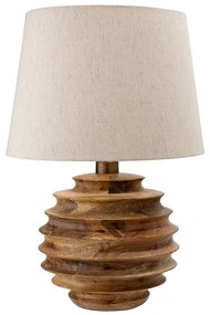 Lampada da tavolo colore naturale scuro con paralume in tessuto (altezza totale 54 cm) Svale – Bloomingville