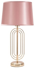 Lampada da tavolo rosa, altezza 55 cm Krista - Mauro Ferretti