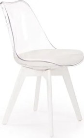 Sedia in policarbonato K245 bianco - H 83 cm