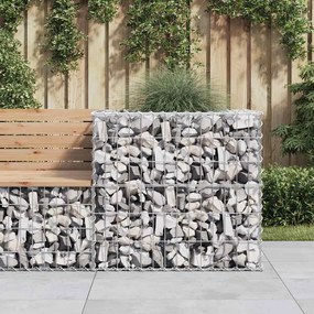 Cesto Gabbione Argento 70x70x65 Cm Ferro Zincato /