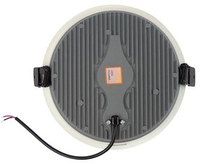 Faro LED incasso 20W foro ø157 UGR19 110lm/W - Dimmerabile Colore Bianco Caldo 3.000K