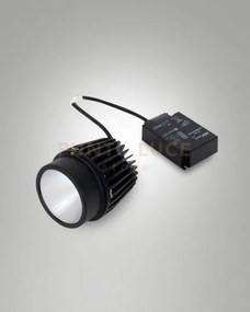 Rubens cestello 36w 3000k 3800lm nero wrc 20°on/off