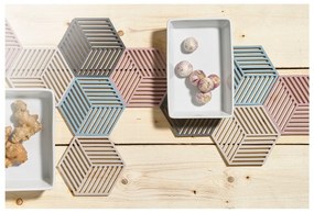 Tappetino in silicone per pentole 24x14 cm Hexagon - Zone