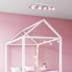 Faretto  DIXIE 5xGX53/11W/230V rosa