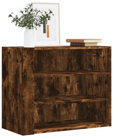 Armadietto A Muro Rovere Fumo 75x35x60 Cm İn Truciolato /