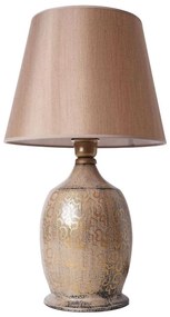 Lampada da tavolo RAMZES 1xE27/40W/230V marrone