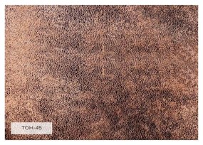 Divano letto angolare in similpelle marrone (angolo sinistro) Lofty Lilly - Miuform