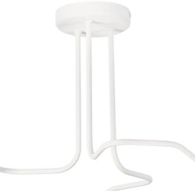 Lampadario a plafone MATYLDA 3xE27/60W/230V bianco