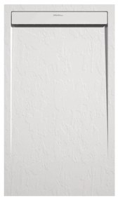 Piatto Doccia 70x140 Effetto Pietra Duplach "Smart" Bianco