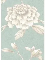 Lewis & Wood Carta da parati Jasper Peony - Green Glaze