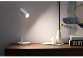 Immax 08990L - Lampada da tavolo LED dimmerabile con Qi di ricarica TIT LED/12W/230V bianco