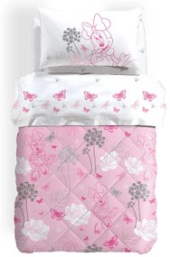Trapunta Singolo Minnie natural Cartoons, in cotone CALEFFI