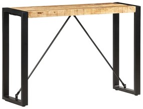 Tavolo Consolle 110x35x76 Cm İn Legno Massello Di Mango /
