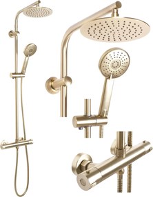 Set Doccia da incasso REA Bliss brush gold