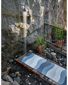 Passatoia da interno/esterno blu 70x200 cm Urvi Water – Pappelina