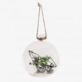 Sfera di cristallo da appendere Clementine con luce LED Ø12 cm - Sklum