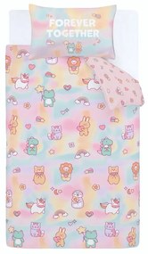 Biancheria da letto per bambini rosa per letto singolo 135x200 cm Forever Together – Catherine Lansfield