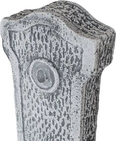 Fontana Decorativa Per Giardino In Cemento Effetto Pietra Grigia mod. Parete Artistica Mediterranea